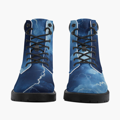 Blue Thunder Leder Boots | Stylische und Warme Winterstiefel Boots JLR Design