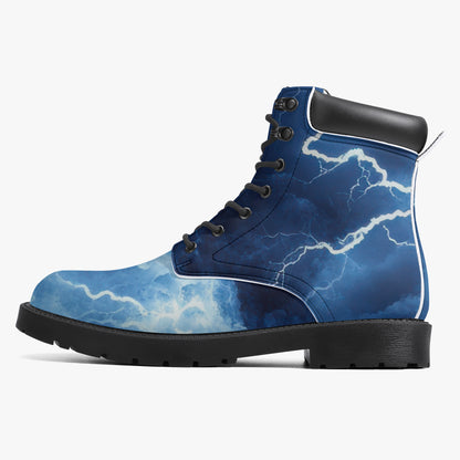 Blue Thunder Leder Boots | Stylische und Warme Winterstiefel Boots JLR Design