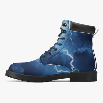 Blue Thunder Leder Boots | Stylische und Warme Winterstiefel Boots JLR Design