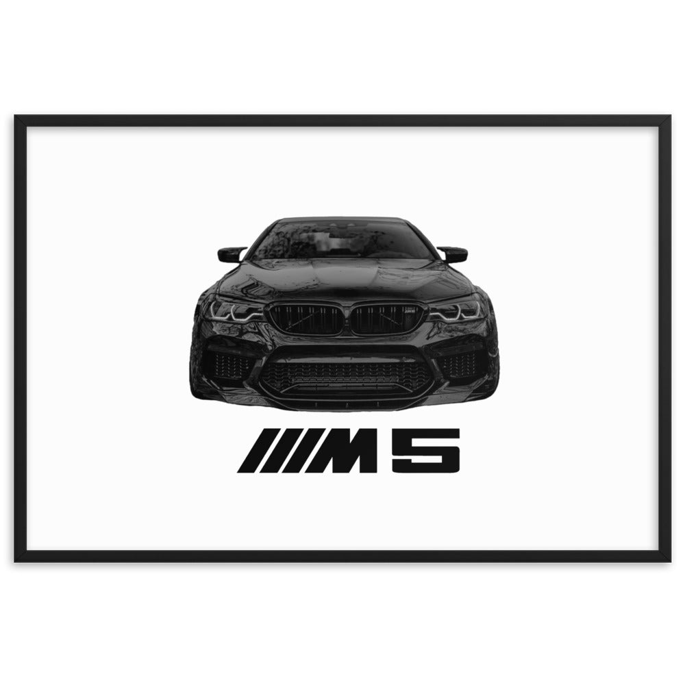 BMW M5 F90 mit Carbon Frontlippe Poster Poster 112.99 BMW, Carbon, F90, M5 JLR Design