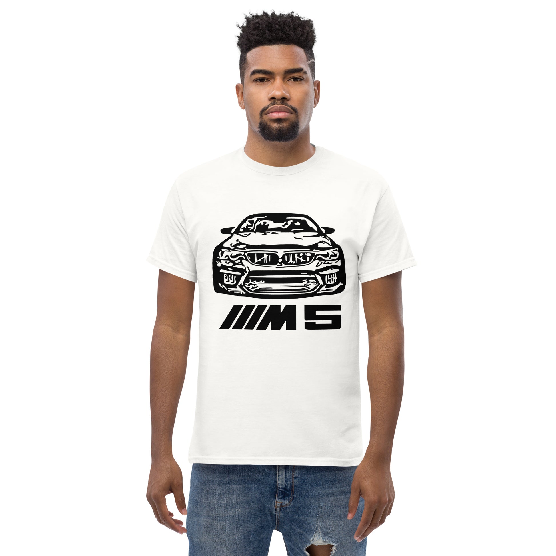 BMW M5 F90 mit Carbon Frontlippe T-Shirt T-Shirt JLR Design