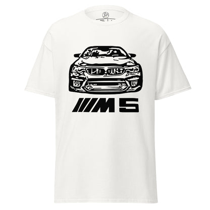 BMW M5 F90 mit Carbon Frontlippe T-Shirt T-Shirt JLR Design