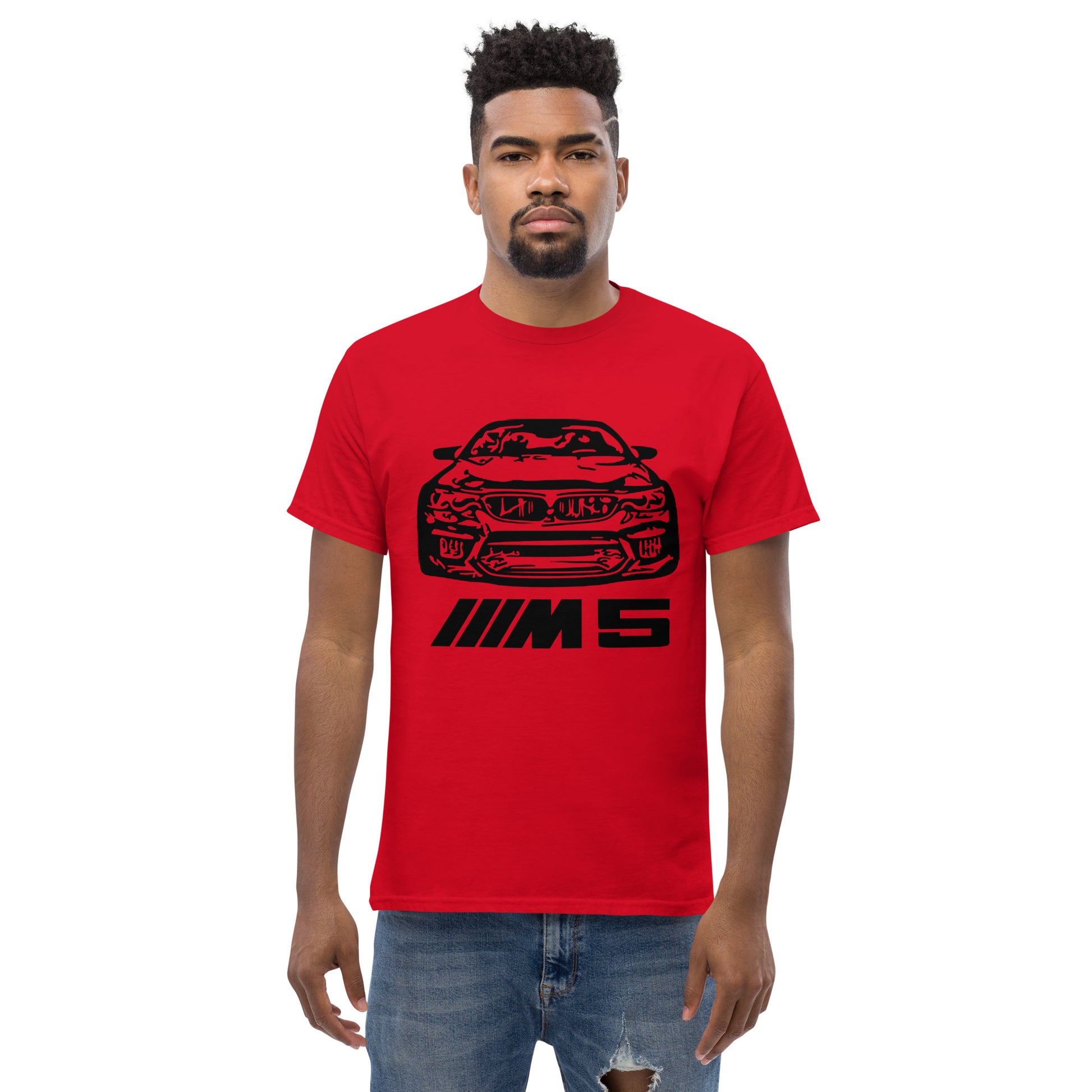 BMW M5 F90 mit Carbon Frontlippe T-Shirt T-Shirt JLR Design