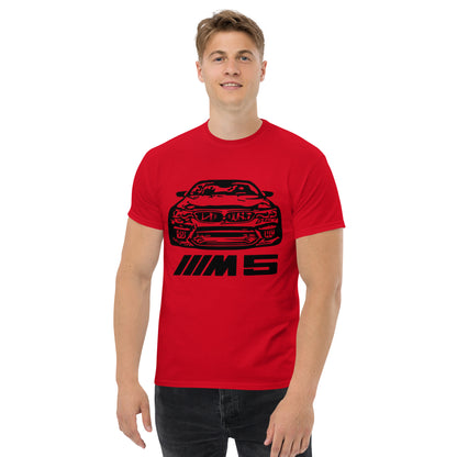 BMW M5 F90 mit Carbon Frontlippe T-Shirt T-Shirt JLR Design