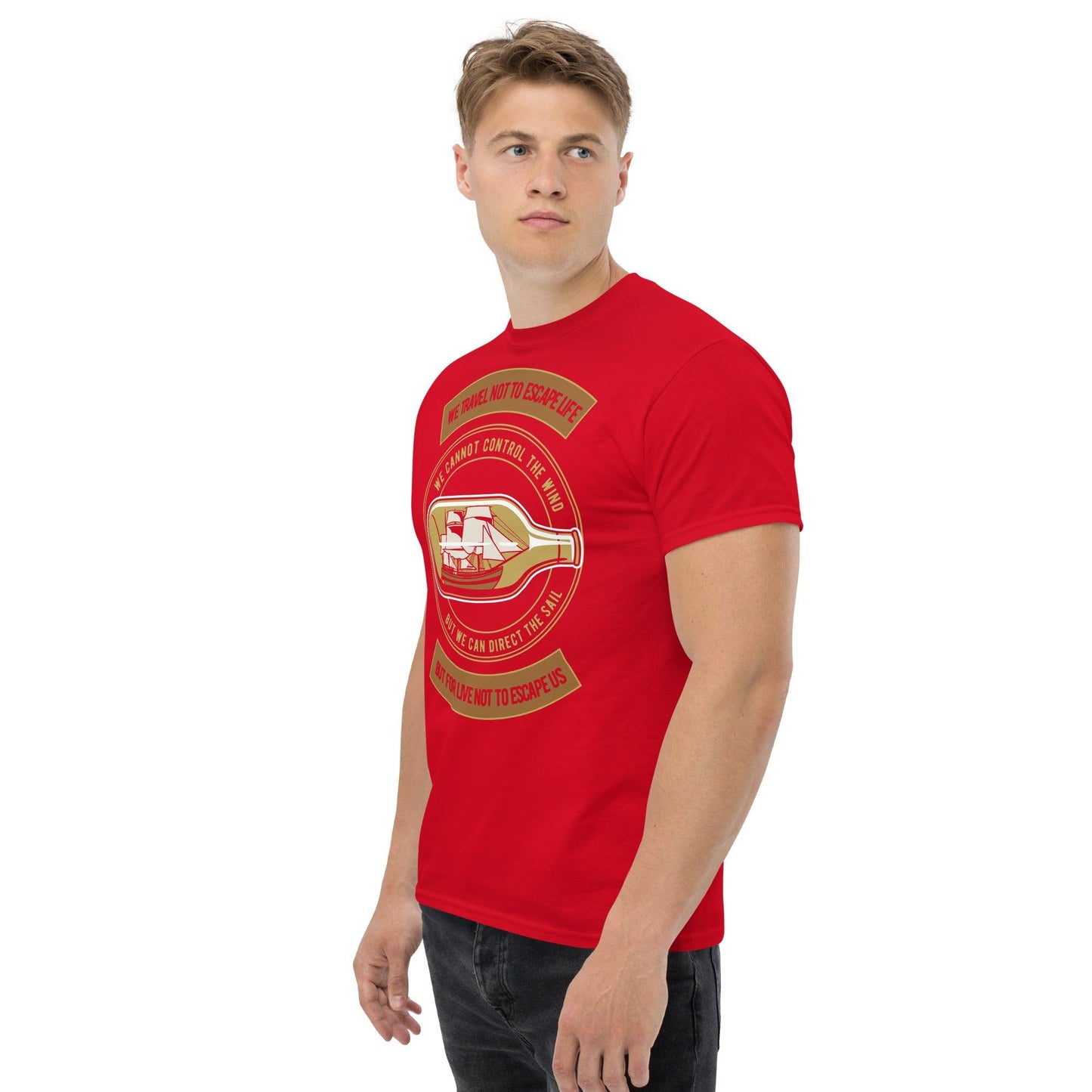 Boat in the Bottle Herren-T-Shirt T-Shirt 29.99 Boat, Bottle, Herren, T-Shirt JLR Design