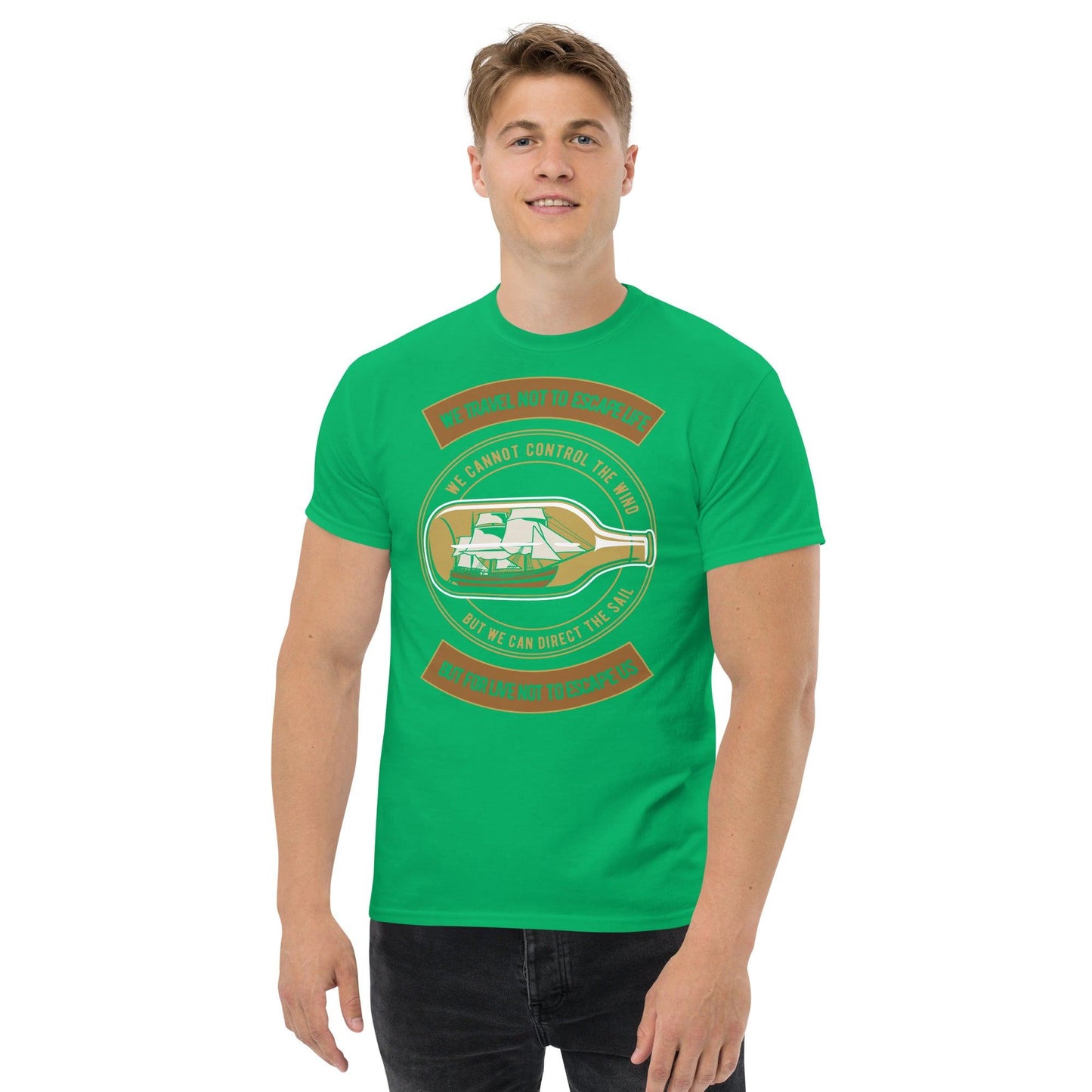 Boat in the Bottle Herren-T-Shirt T-Shirt 29.99 Boat, Bottle, Herren, T-Shirt JLR Design