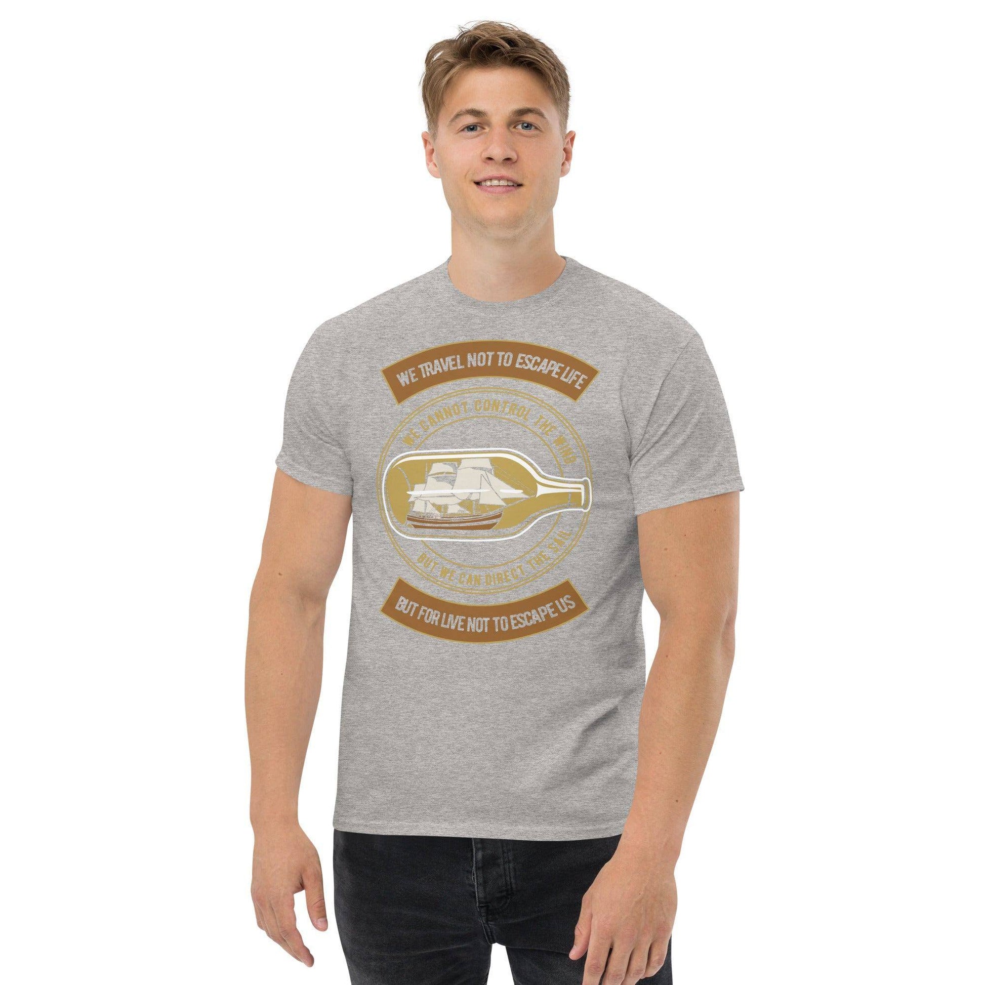 boat-in-the-bottle-herren-t-shirt-t-shirt-jlr-design-88725 - JLR Design