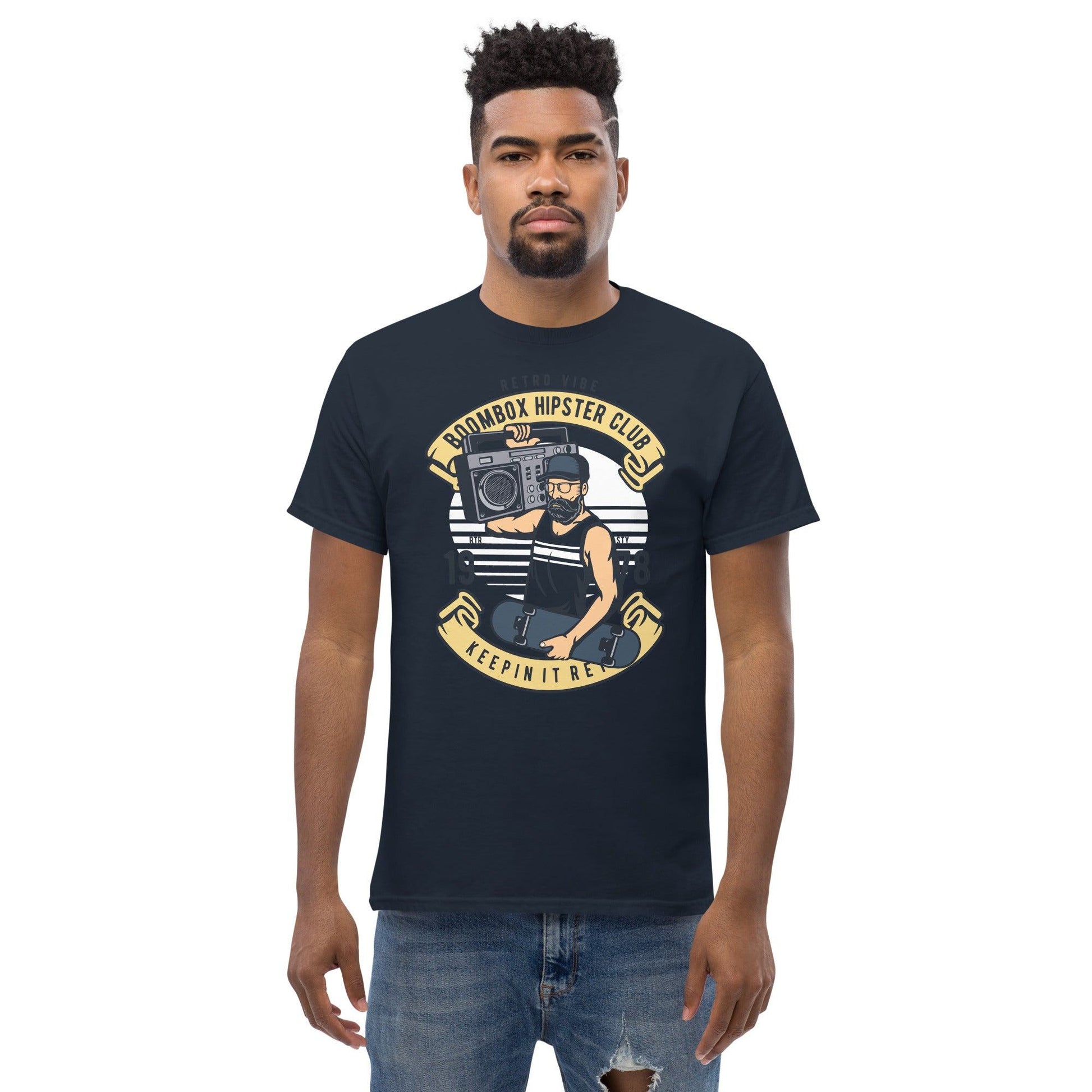 Boombox Hipster Club Herren-T-Shirt T-Shirt 29.99 Boombox, Club, Herren, Hipster, T-Shirt JLR Design