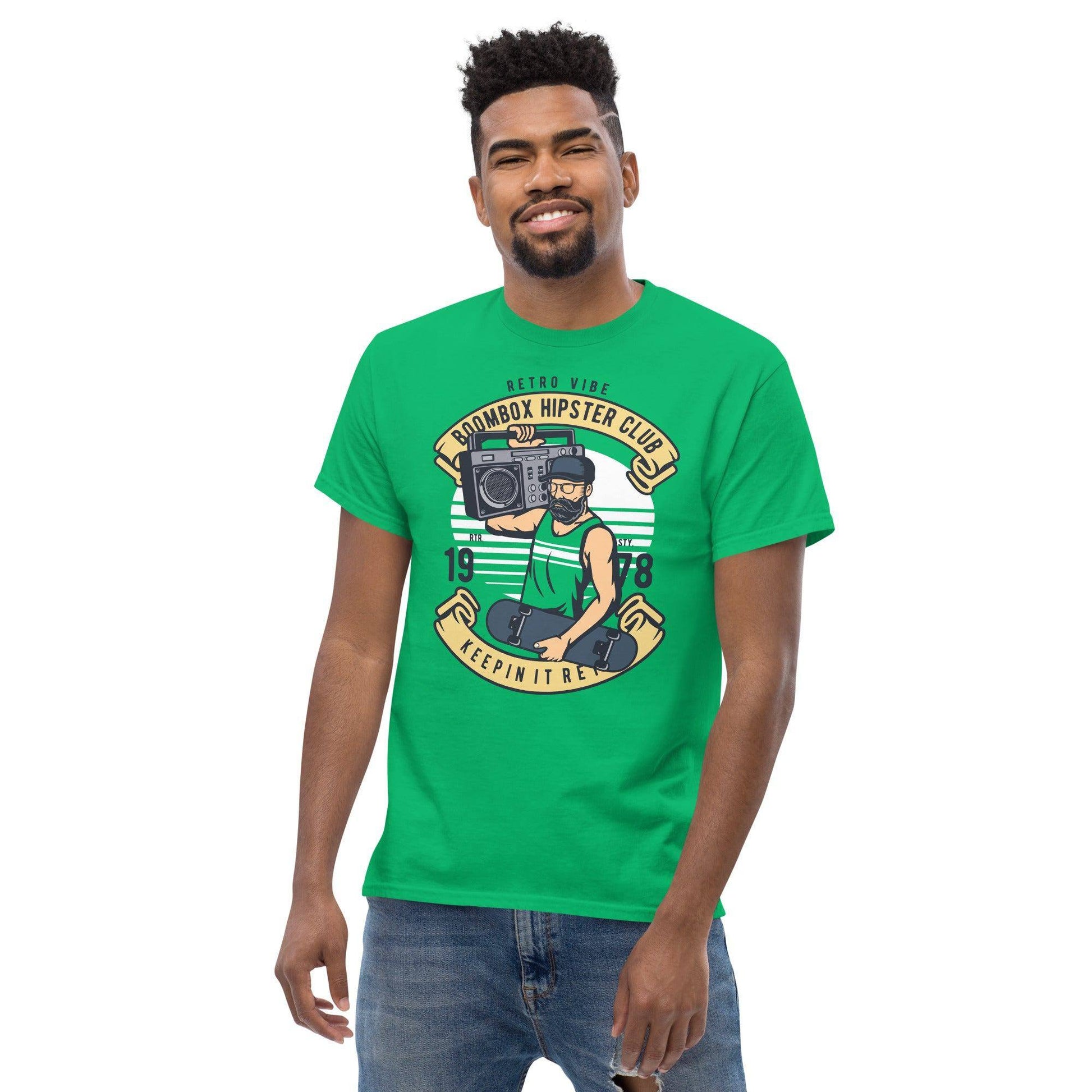 boombox-hipster-club-herren-t-shirt-t-shirt-jlr-design-31266 - JLR Design