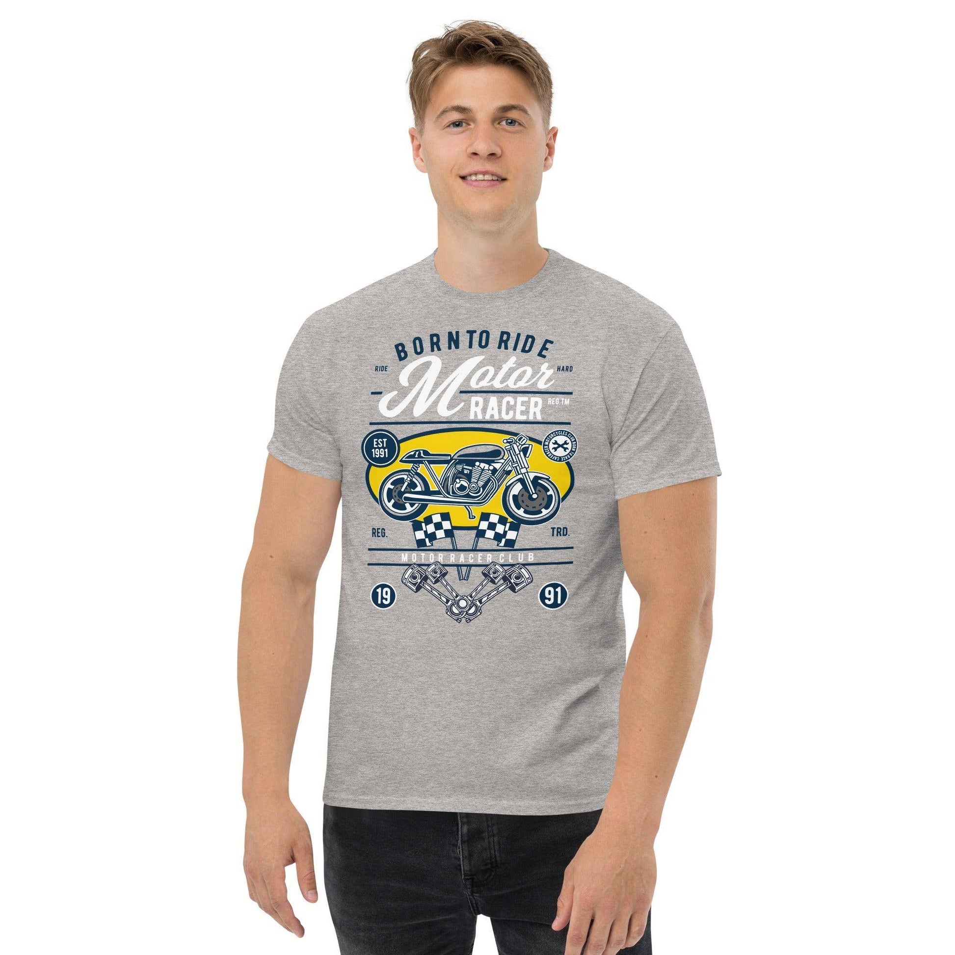 born-to-ride-motoracer-herren-t-shirt-t-shirt-jlr-design-76398 - JLR Design