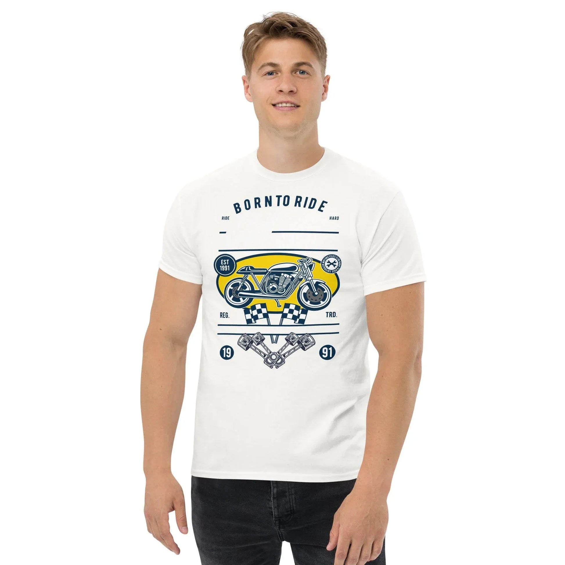 born-to-ride-motoracer-herren-t-shirt-t-shirt-jlr-design-70498 - JLR Design