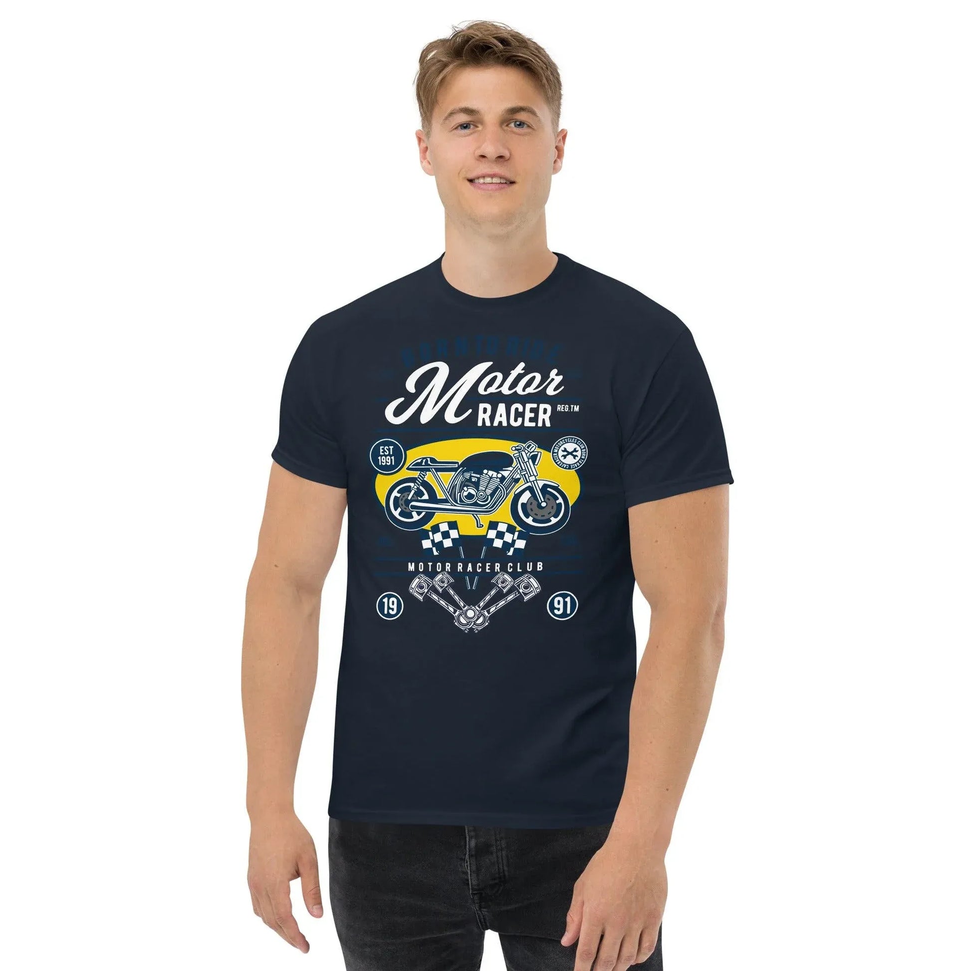 born-to-ride-motoracer-herren-t-shirt-t-shirt-jlr-design-7 - JLR Design