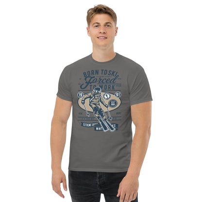 Born to Ski Herren-T-Shirt T-Shirt 29.99 Born, Herren, Ski, T-Shirt JLR Design