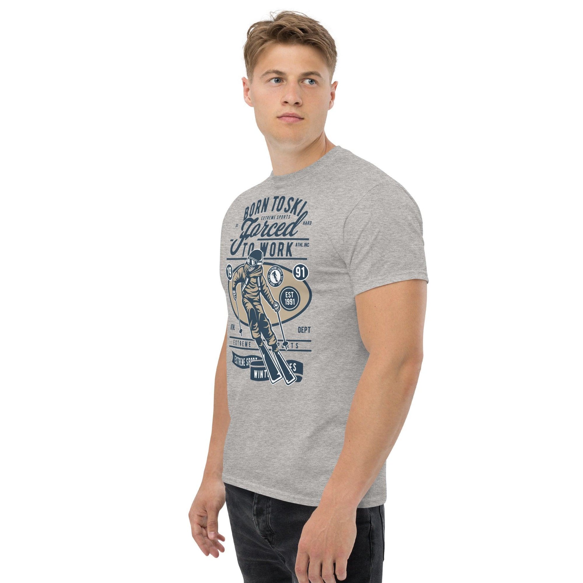 Born to Ski Herren-T-Shirt T-Shirt 29.99 Born, Herren, Ski, T-Shirt JLR Design