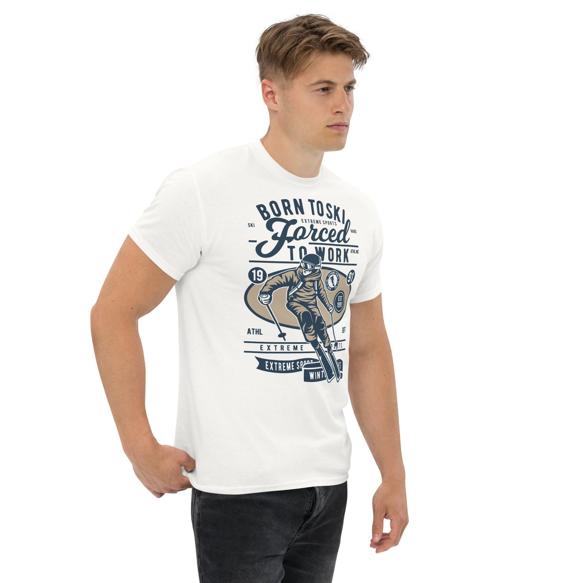 Born to Ski Herren-T-Shirt T-Shirt 29.99 Born, Herren, Ski, T-Shirt JLR Design