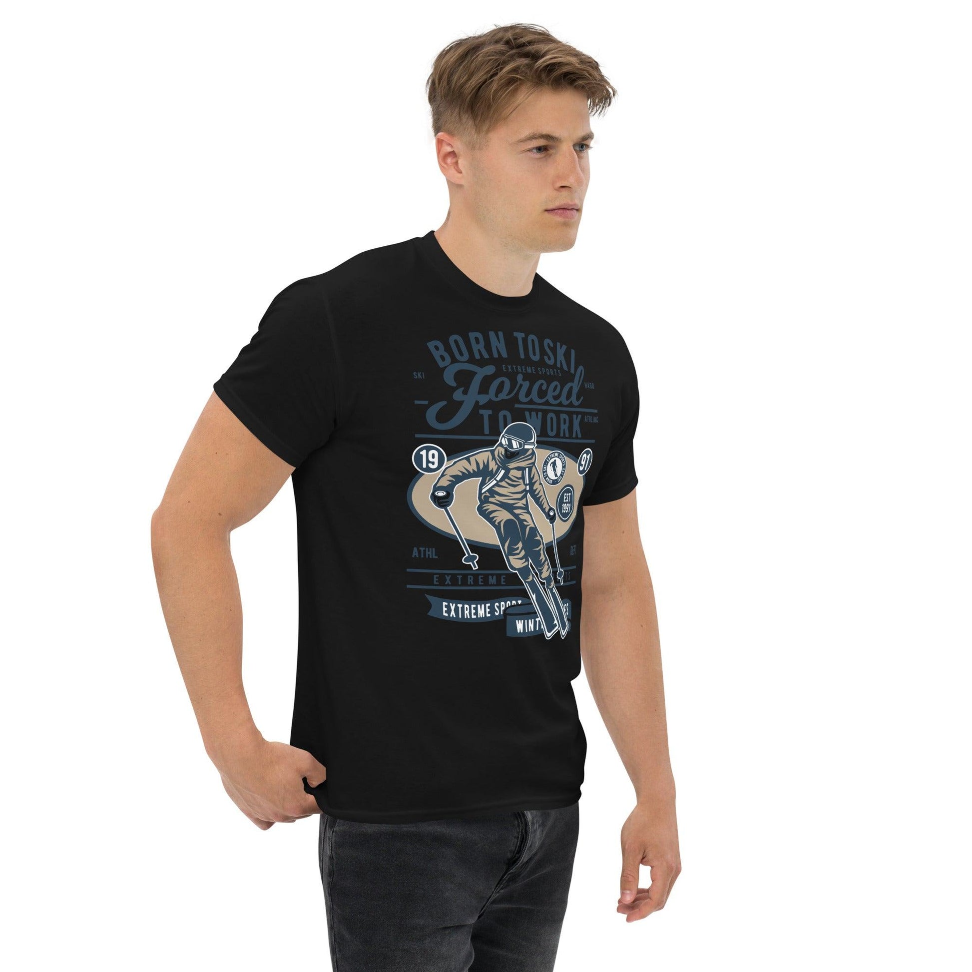 Born to Ski Herren-T-Shirt T-Shirt 29.99 Born, Herren, Ski, T-Shirt JLR Design