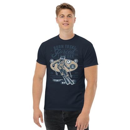 Born to Ski Herren-T-Shirt T-Shirt 29.99 Born, Herren, Ski, T-Shirt JLR Design