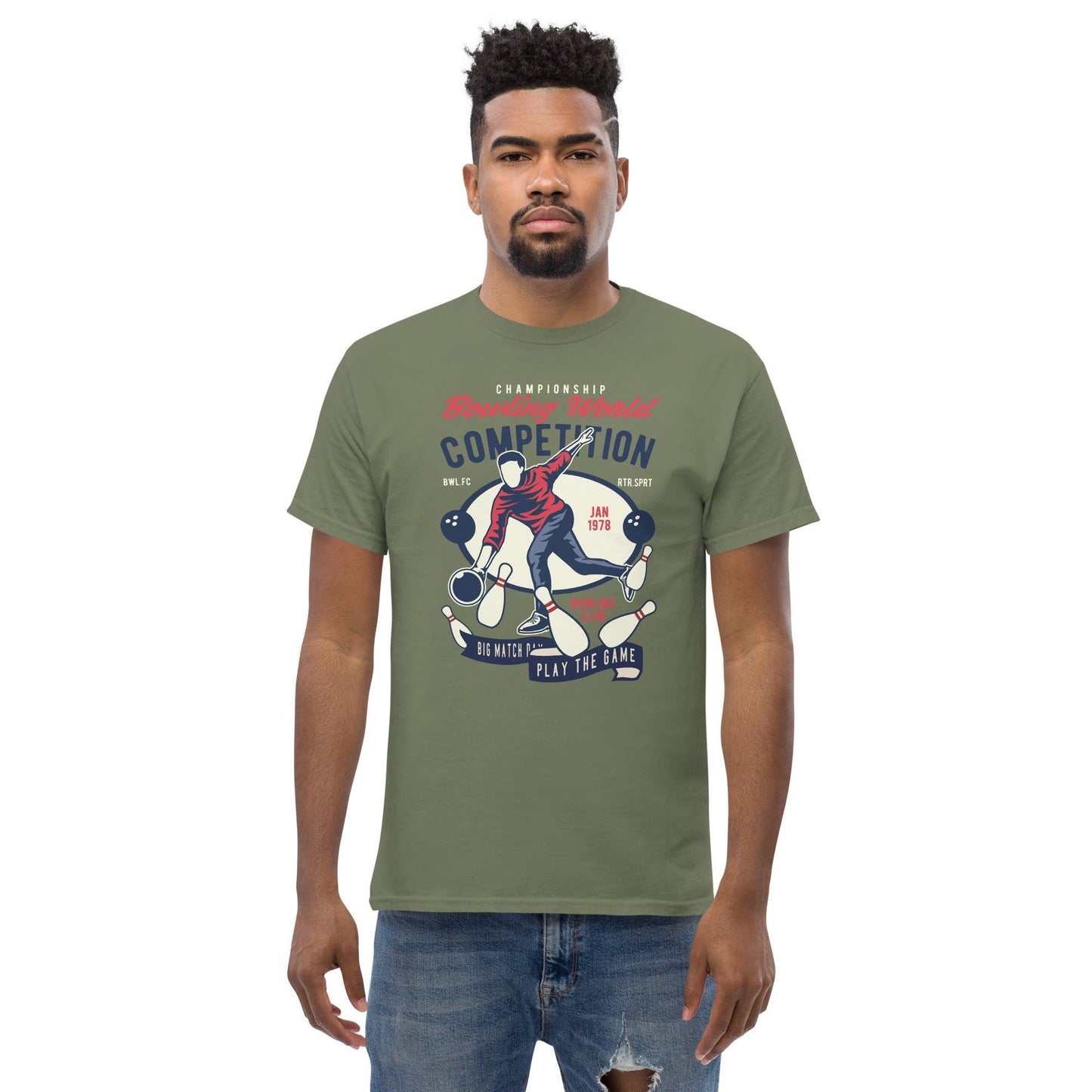 Bowling World Competition Herren-T-Shirt T-Shirt 29.99 Bowling, Competition, Herren JLR Design