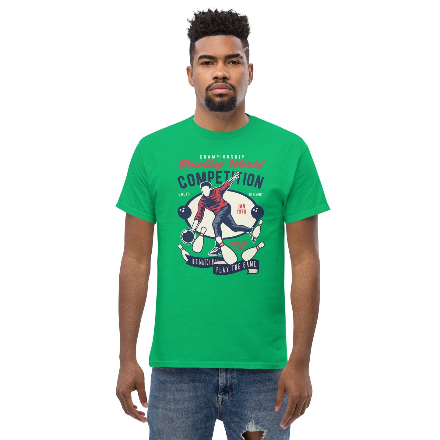 Bowling World Competition Herren-T-Shirt T-Shirt 29.99 Bowling, Competition, Herren JLR Design