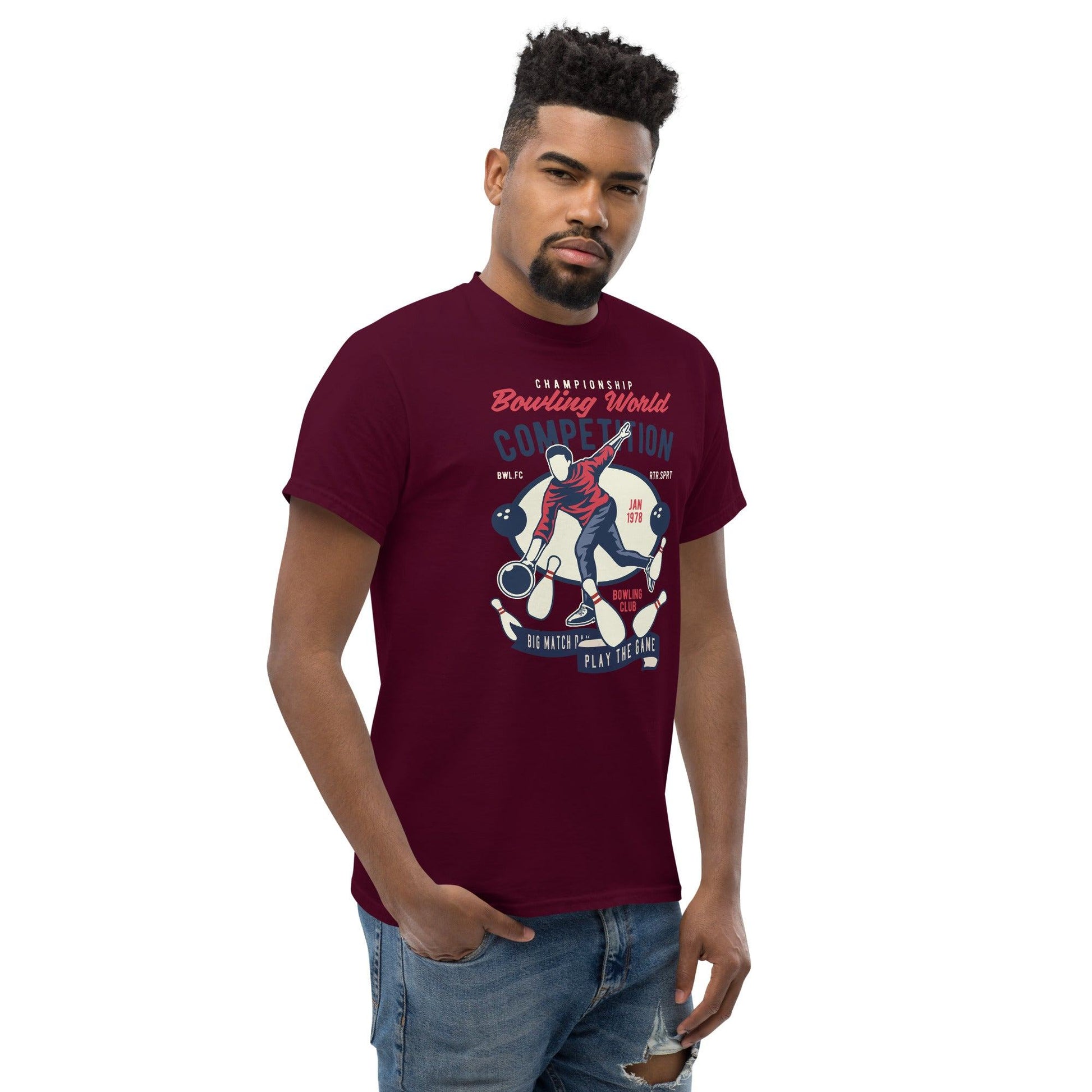 Bowling World Competition Herren-T-Shirt T-Shirt 29.99 Bowling, Competition, Herren JLR Design