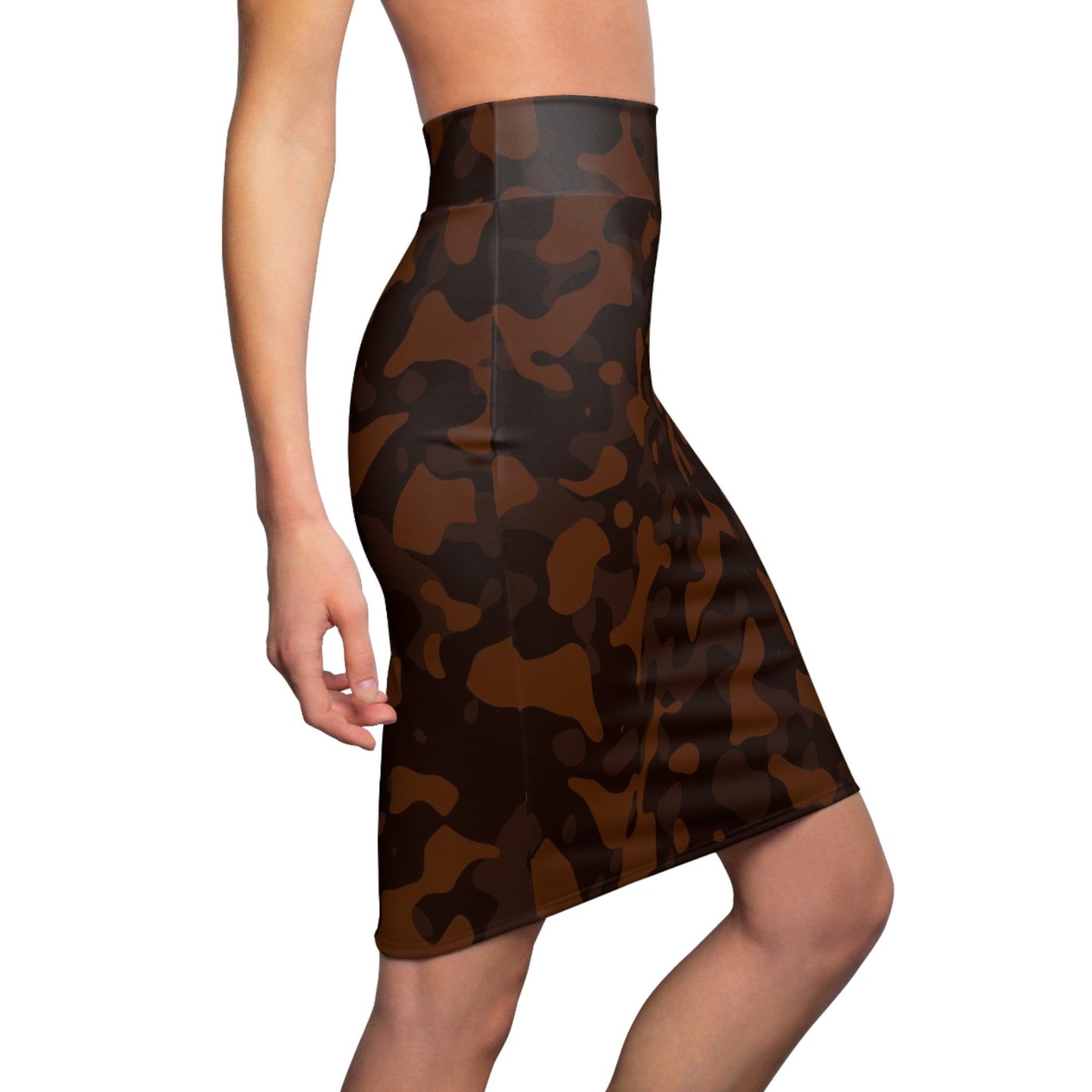 Braun Camouflage Bleistiftrock Bleistiftrock 74.99 All Over Print, AOP, AOP Clothing, Assembled in the USA, Assembled in USA, Bleistiftrock, Braun, Camouflage, Made in the USA, Made in USA, Skirts & Dresses, Sublimation, Women's Clothing JLR Design