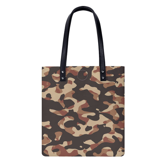 Braun Camouflage PU Leder Handtasche Handtasche JLR Design