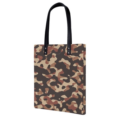 Braun Camouflage PU Leder Handtasche Handtasche JLR Design