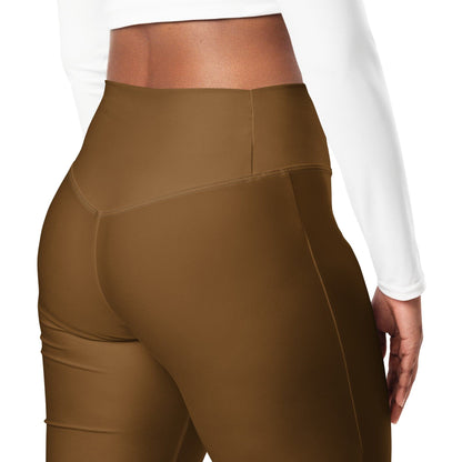 Braune High Waist Flare Leggings Flare Leggings 59.99 Braun, Flare, High, Leggings, Waist JLR Design