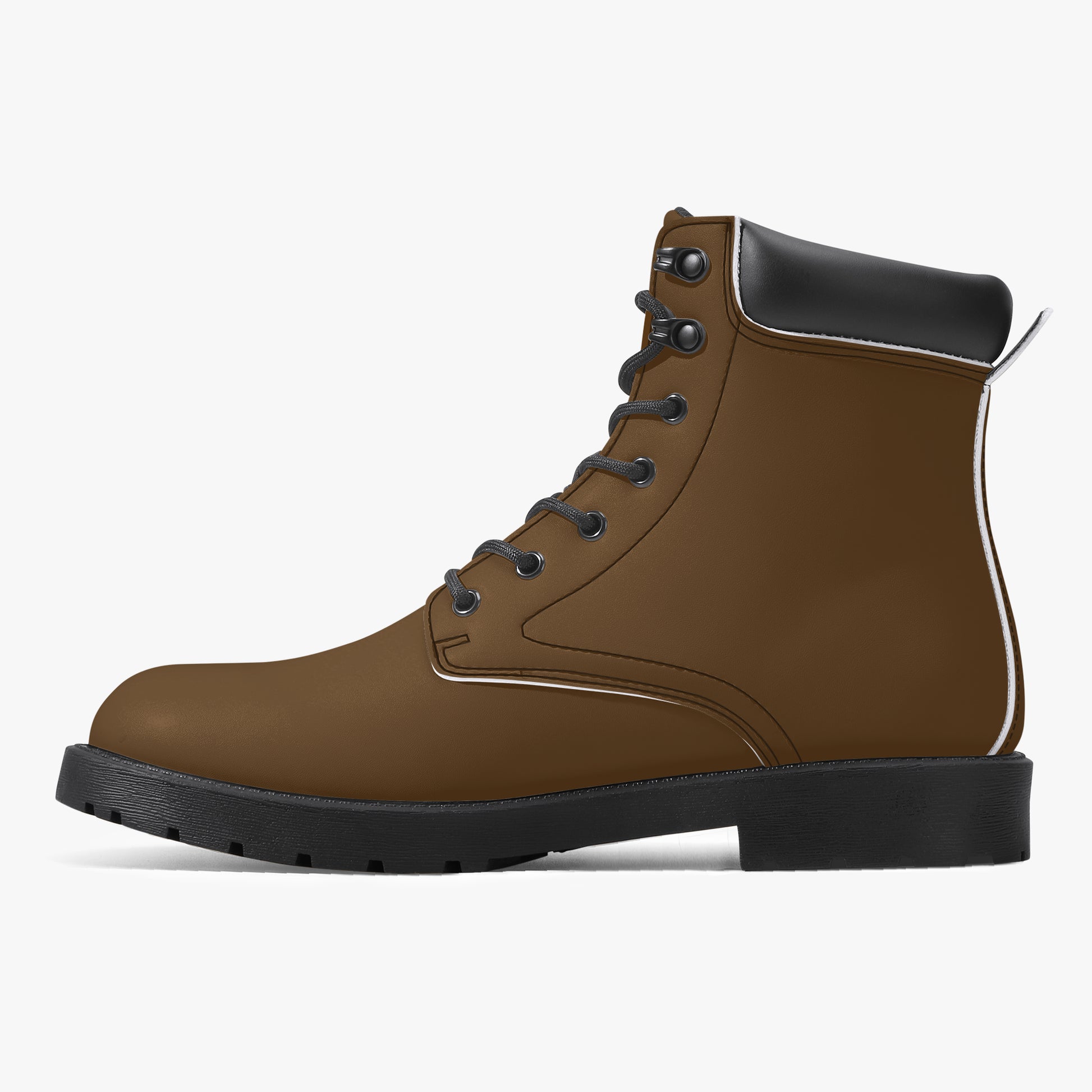 Braune Leder Boots | Stylische und Warme Winterstiefel Boots JLR Design