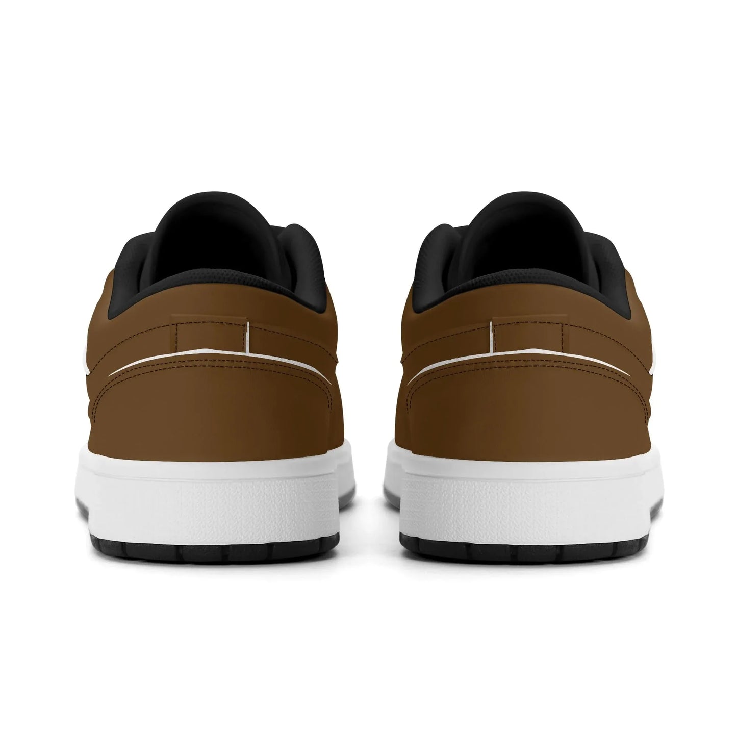 braune-low-top-leder-sneaker-fur-damen-sneaker-jlr-design-71153 - JLR Design