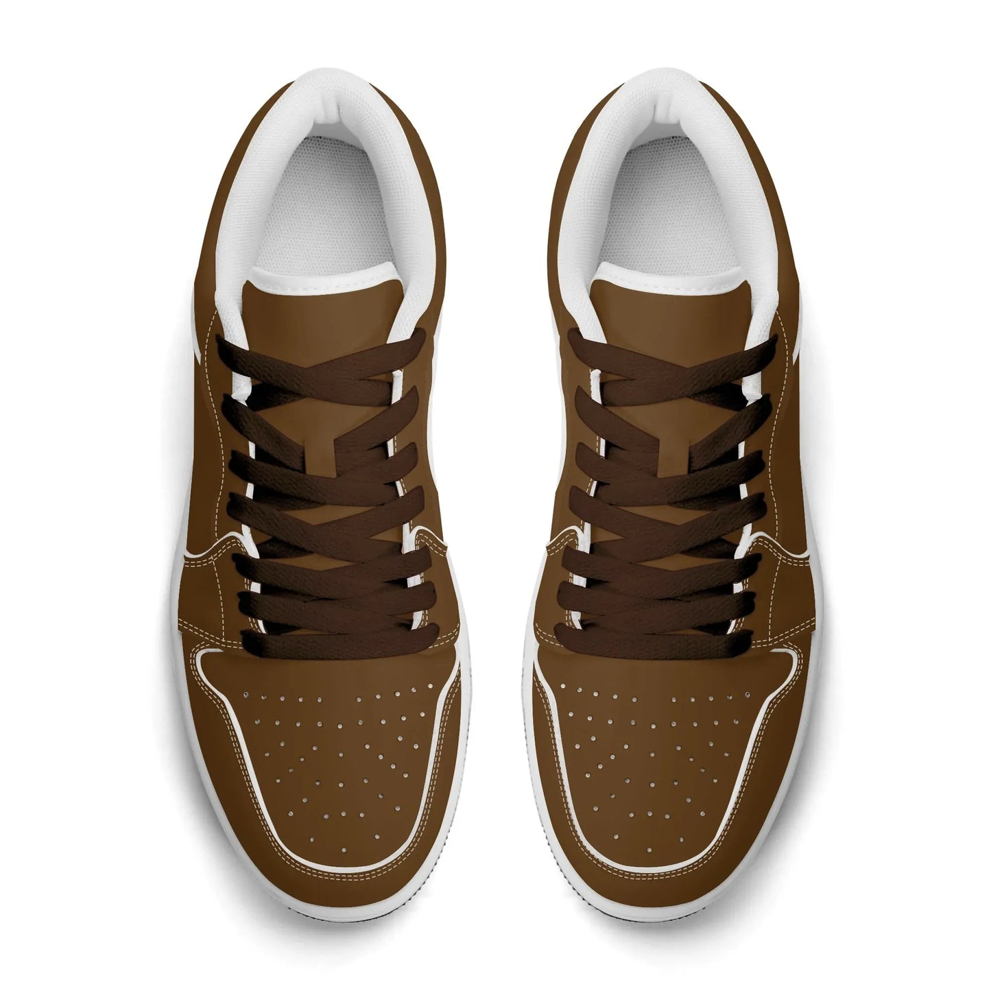 braune-low-top-leder-sneaker-fur-herren-sneaker-jlr-design-26478 - JLR Design