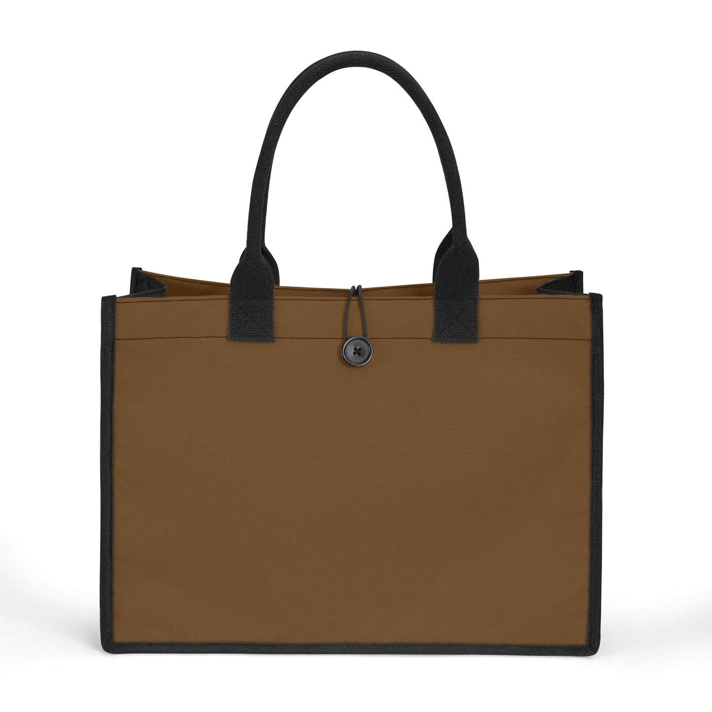 Braune Premium Canvas Shopper Tasche Einkaufstasche JLR Design