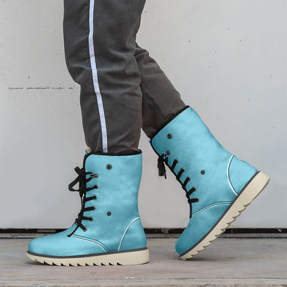 Bright Summer Sky Chic Boots mit Plüschfutter Boots JLR Design