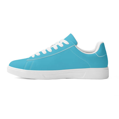 Bright Summer Sky Low Top Leather Sneaker Low Top Sneaker 74.99 Bright, Leather, Low, Sky, Sneaker, Summer, Top JLR Design