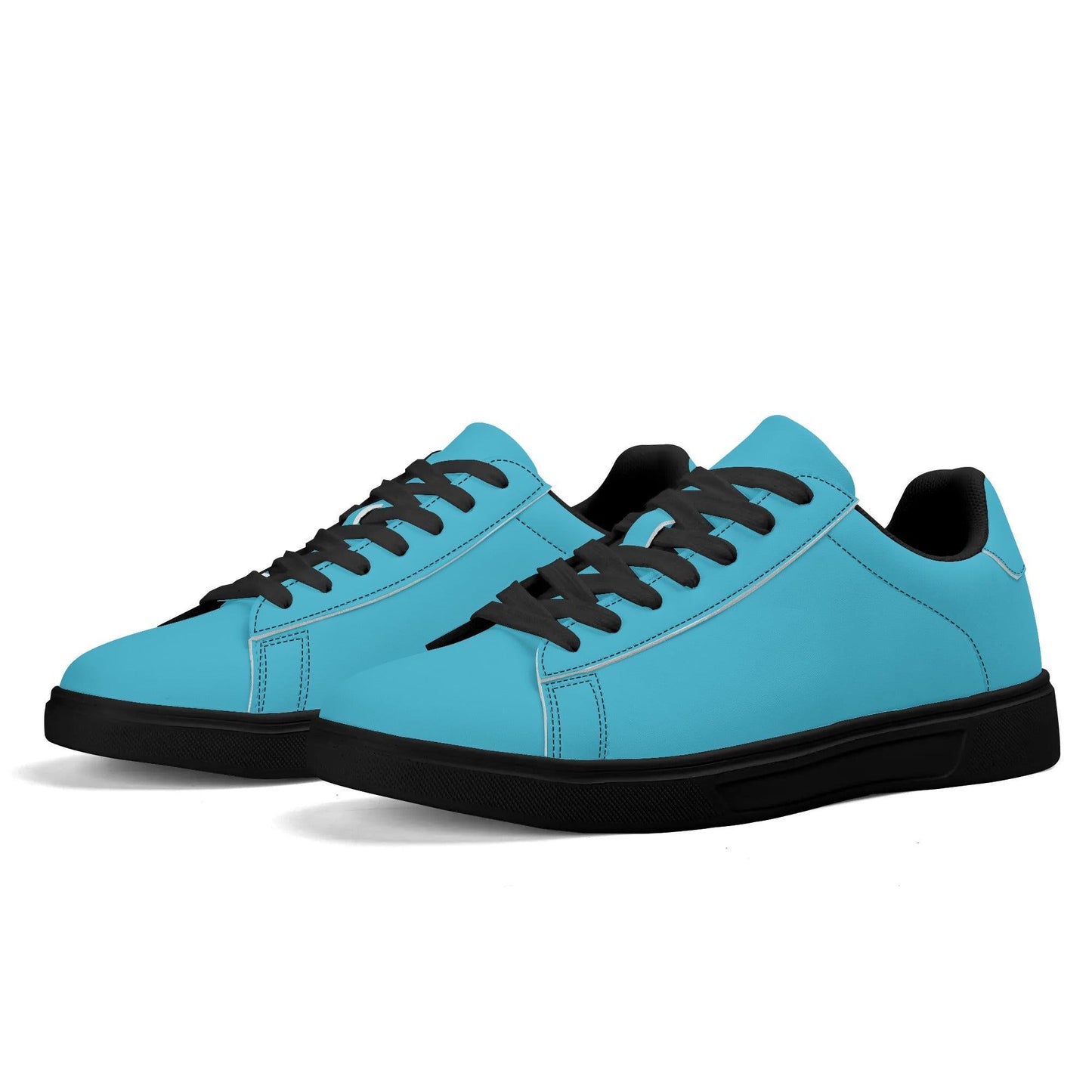 Bright Summer Sky Low Top Leather Sneaker Low Top Sneaker 74.99 Bright, Leather, Low, Sky, Sneaker, Summer, Top JLR Design