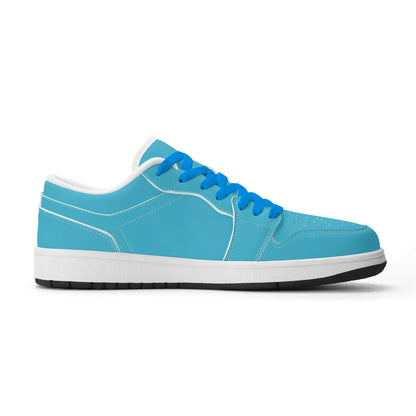bright-summer-sky-low-top-leder-sneaker-fur-damen-sneaker-jlr-design-13559 - JLR Design
