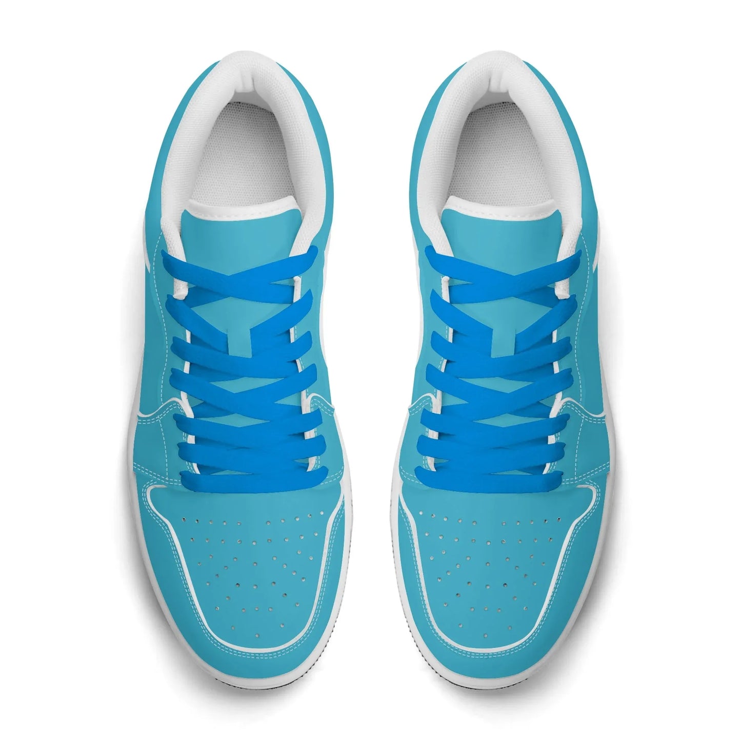 bright-summer-sky-low-top-leder-sneaker-fur-damen-sneaker-jlr-design-58528 - JLR Design