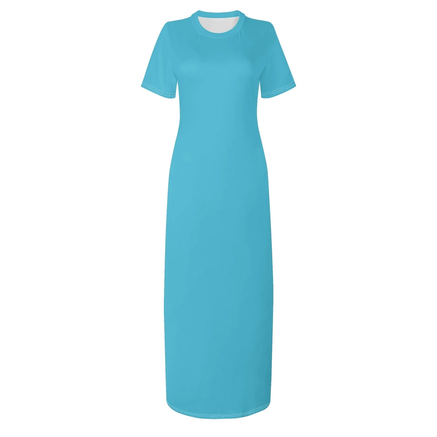 bright-summer-sky-short-sleeve-long-dress-long-dress-jlr-design-38981 - JLR Design