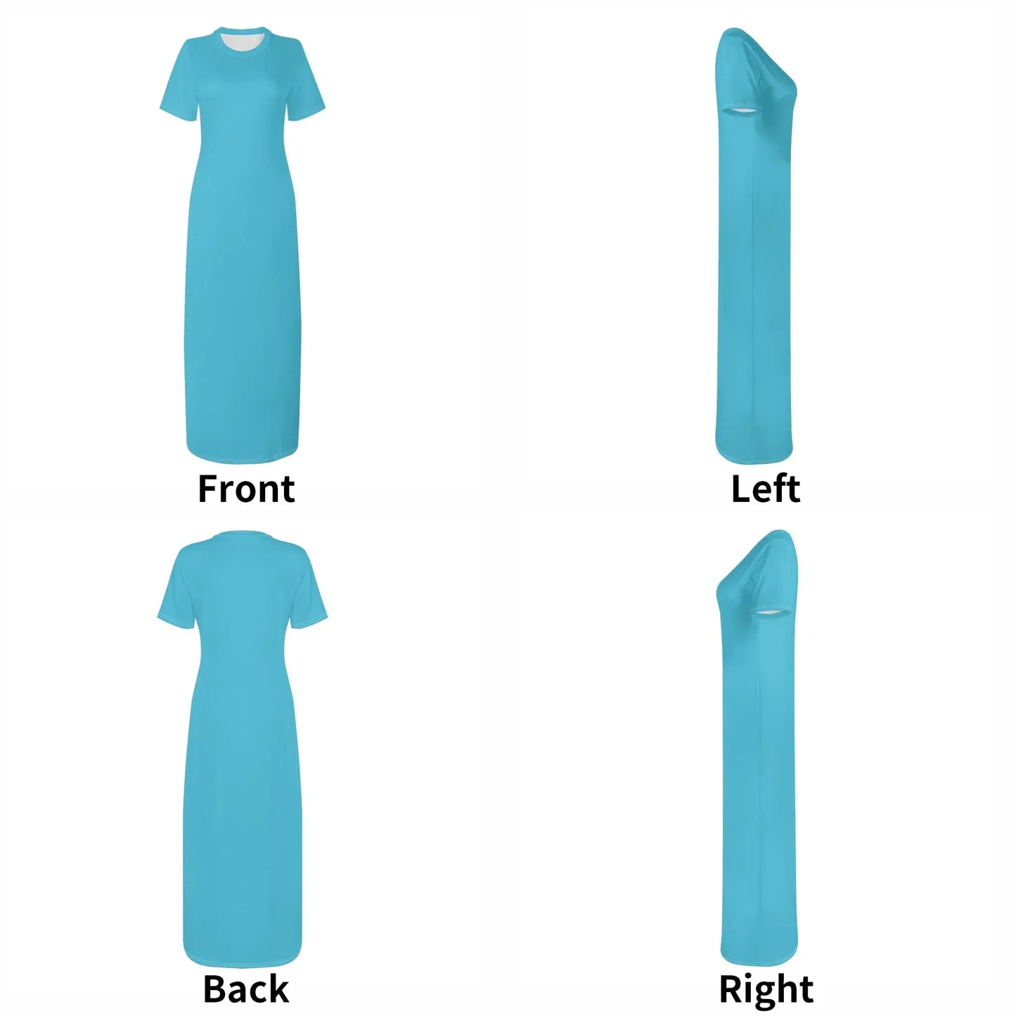 bright-summer-sky-short-sleeve-long-dress-long-dress-jlr-design-90234 - JLR Design