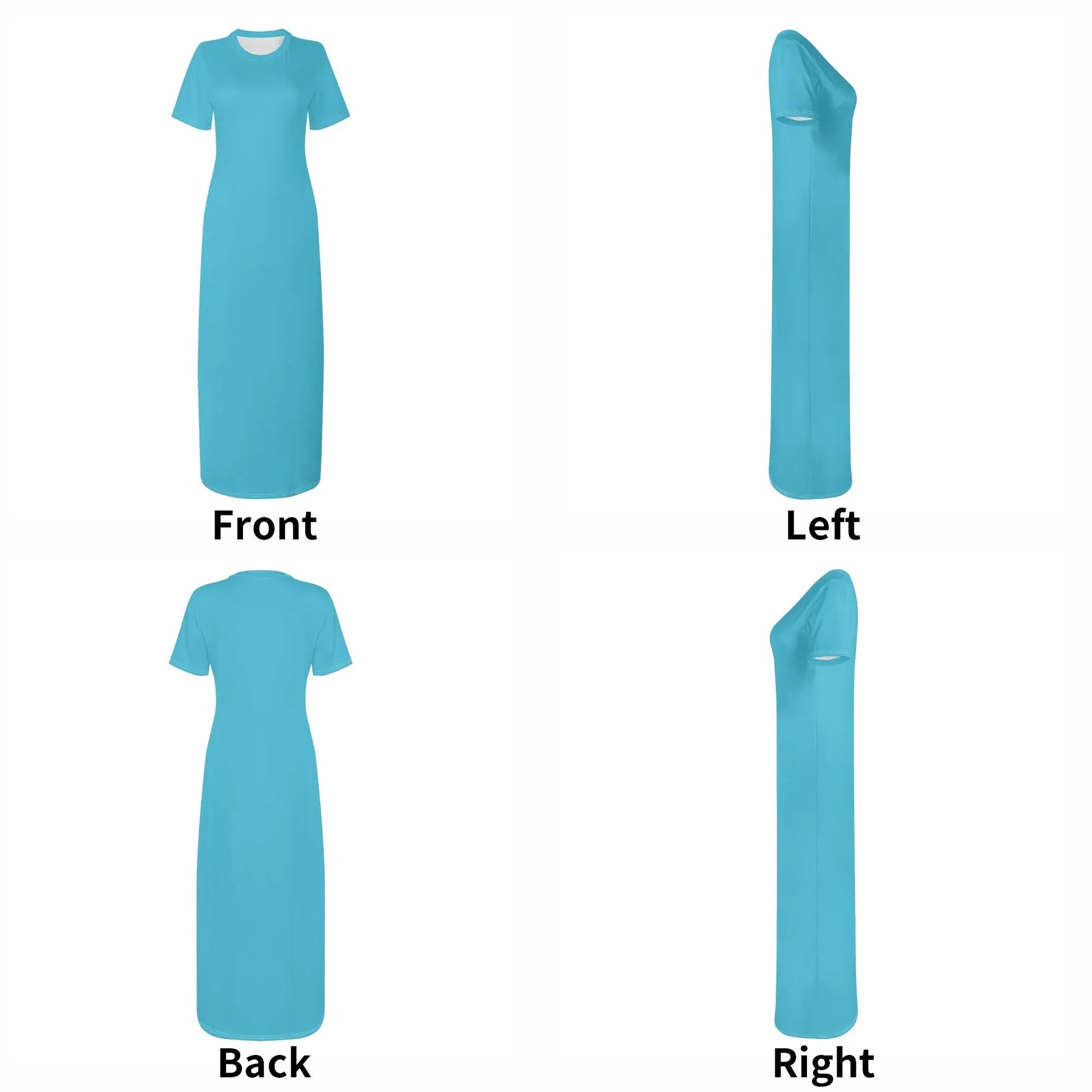 bright-summer-sky-short-sleeve-long-dress-long-dress-jlr-design-90234 - JLR Design