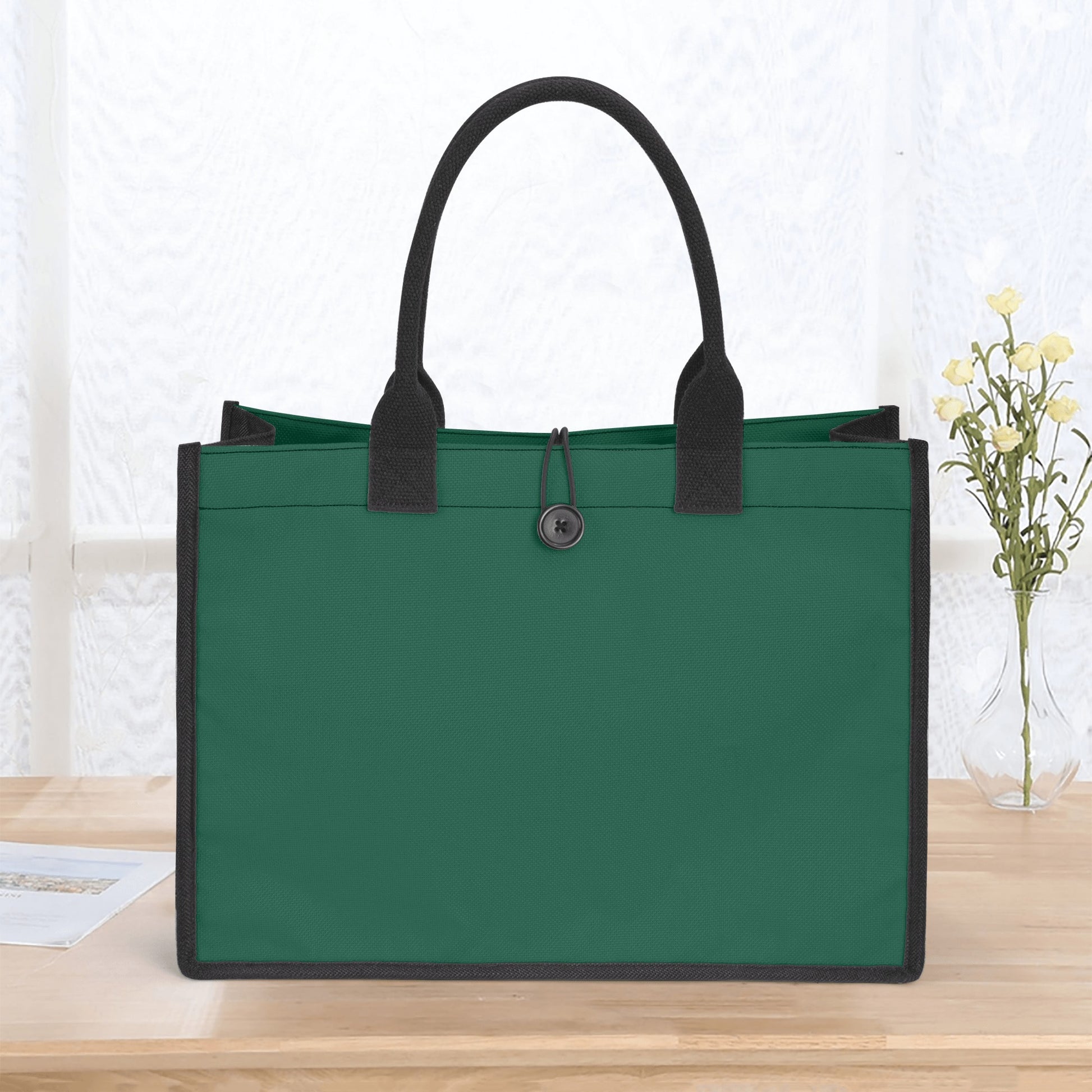 British Racing Green Canvas Shopper Tasche Einkaufstasche JLR Design