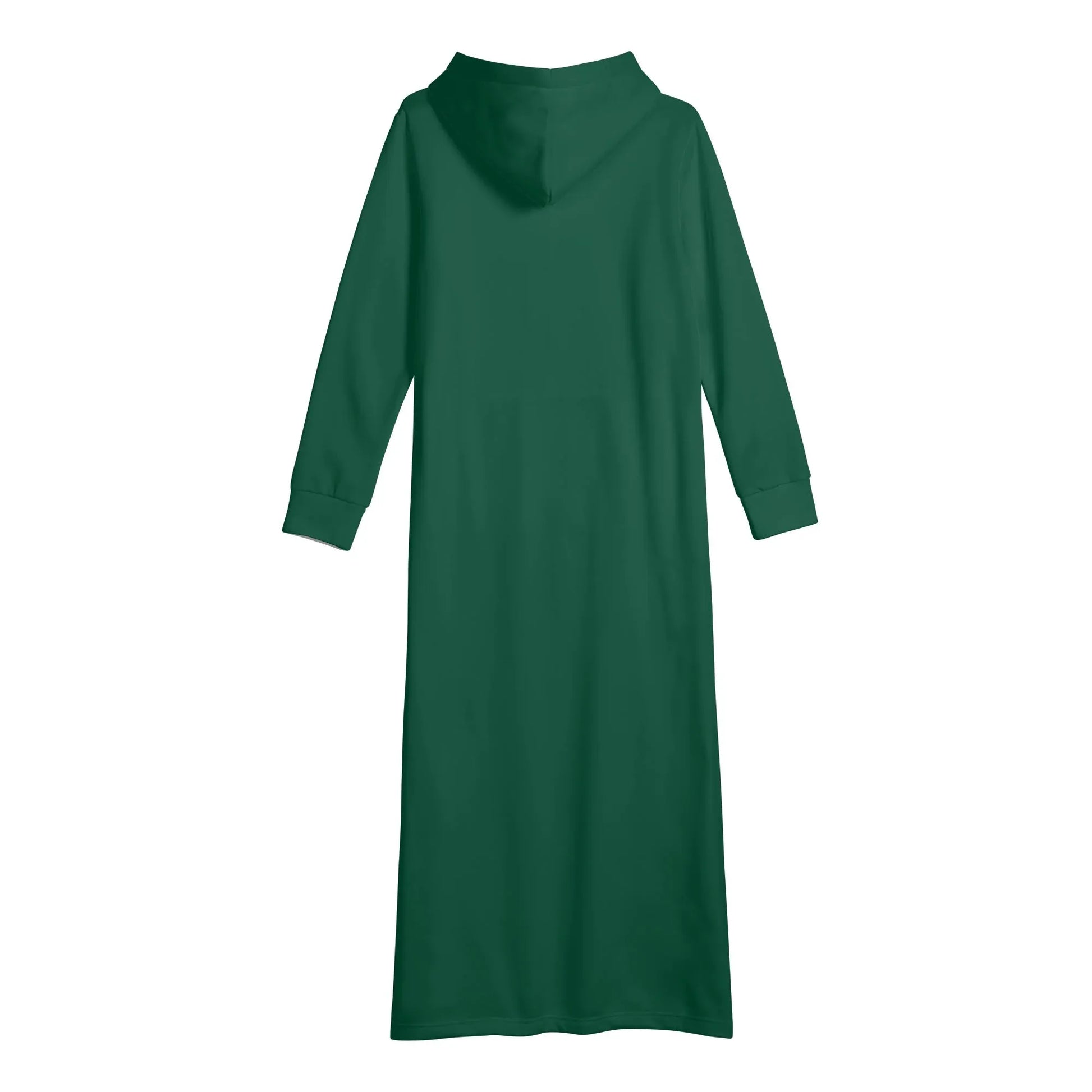british-racing-green-bequemes-leichtes-hoodie-kleid-hoodiekleid-jlr-design-90528 - JLR Design