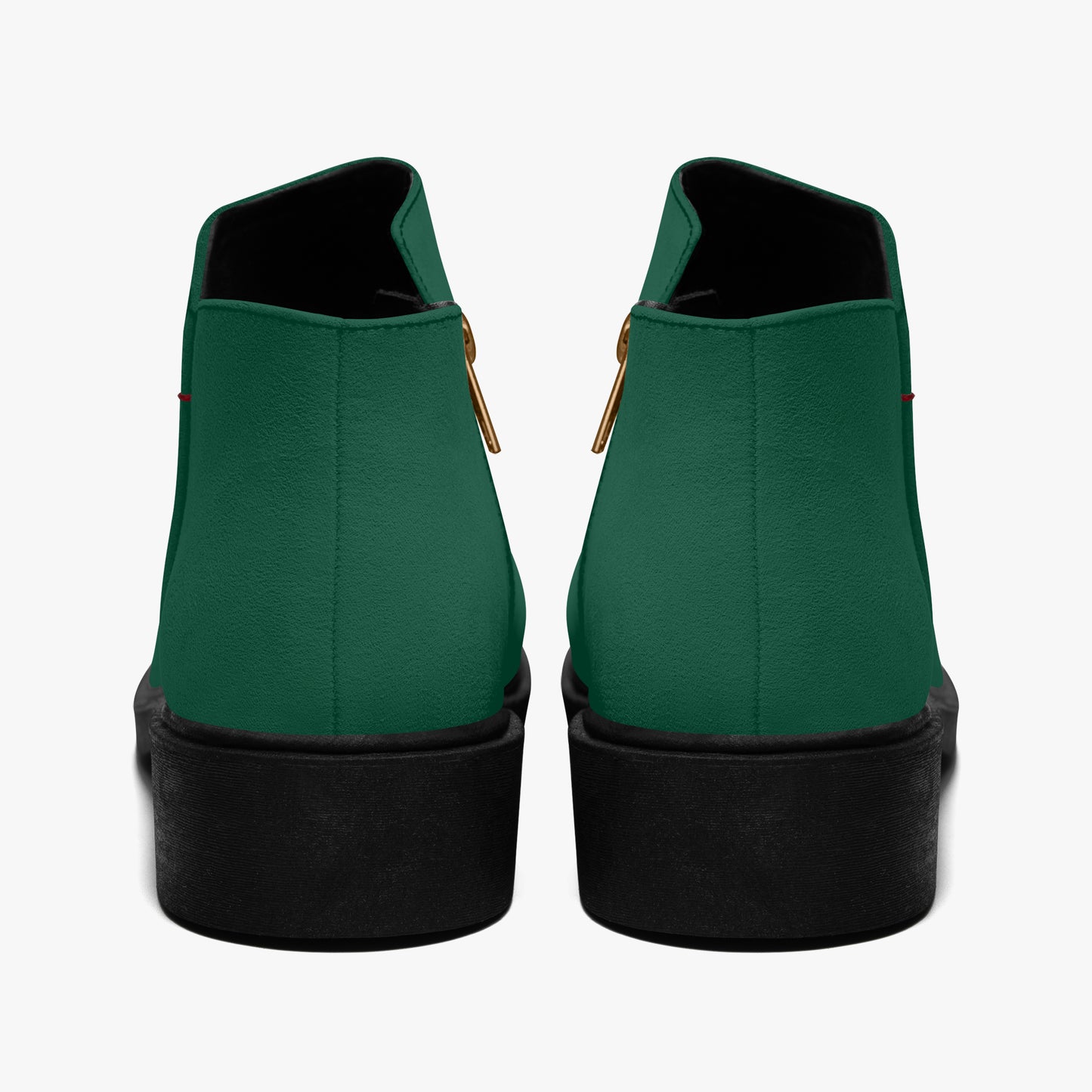 British Racing Green elegante Reißverschluss-Stiefeletten Stiefeletten JLR Design