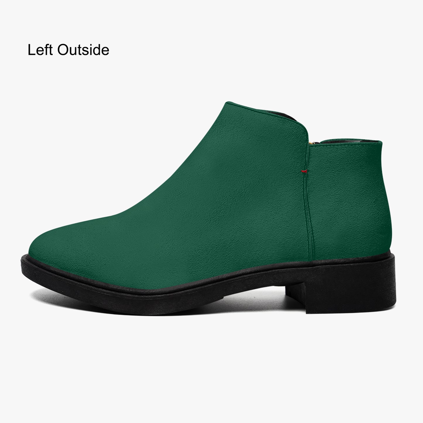 British Racing Green elegante Reißverschluss-Stiefeletten Stiefeletten JLR Design