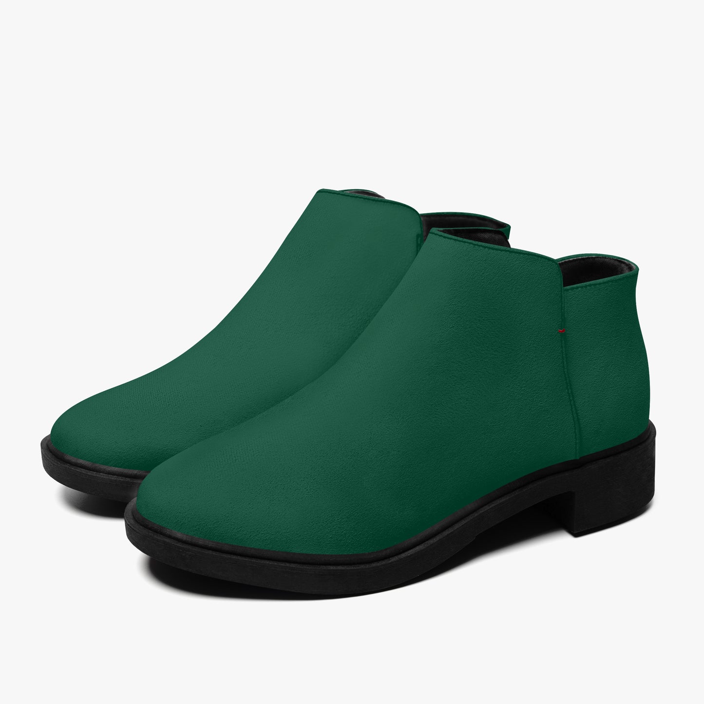 British Racing Green elegante Reißverschluss-Stiefeletten Stiefeletten JLR Design