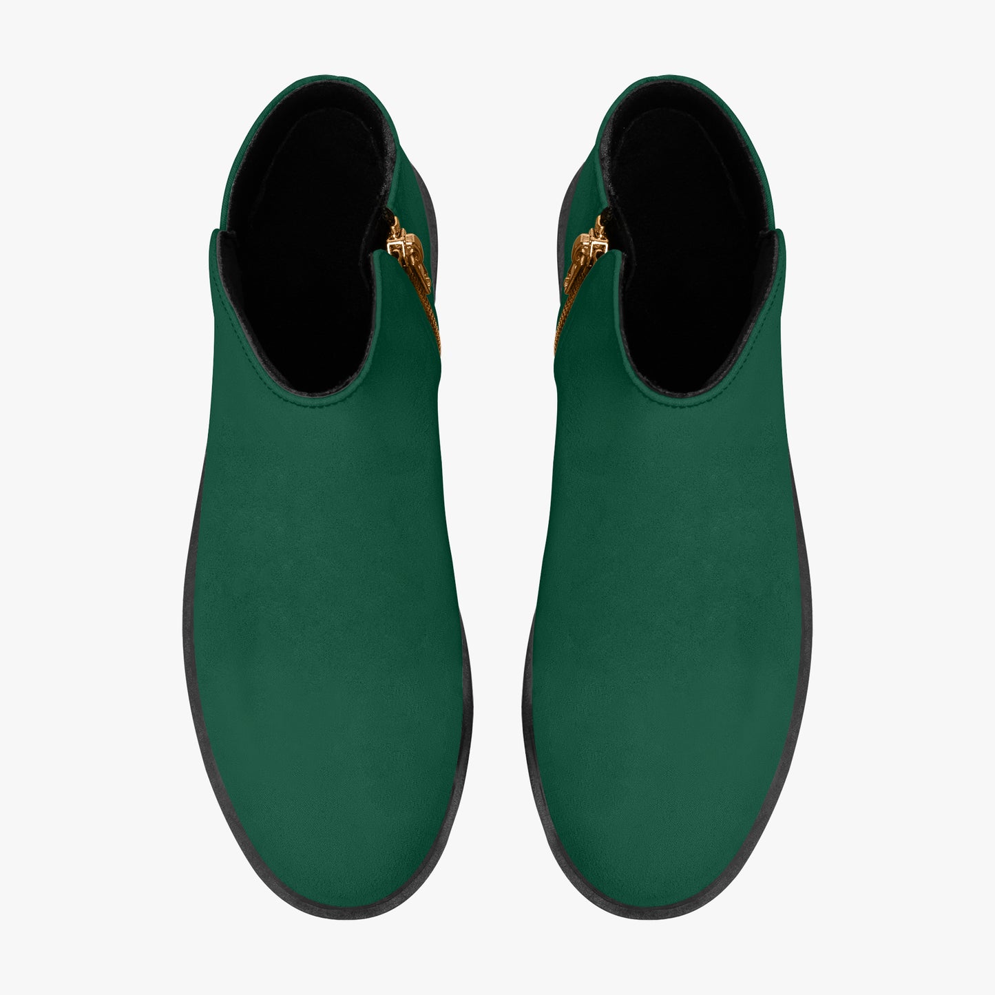 British Racing Green elegante Reißverschluss-Stiefeletten Stiefeletten JLR Design