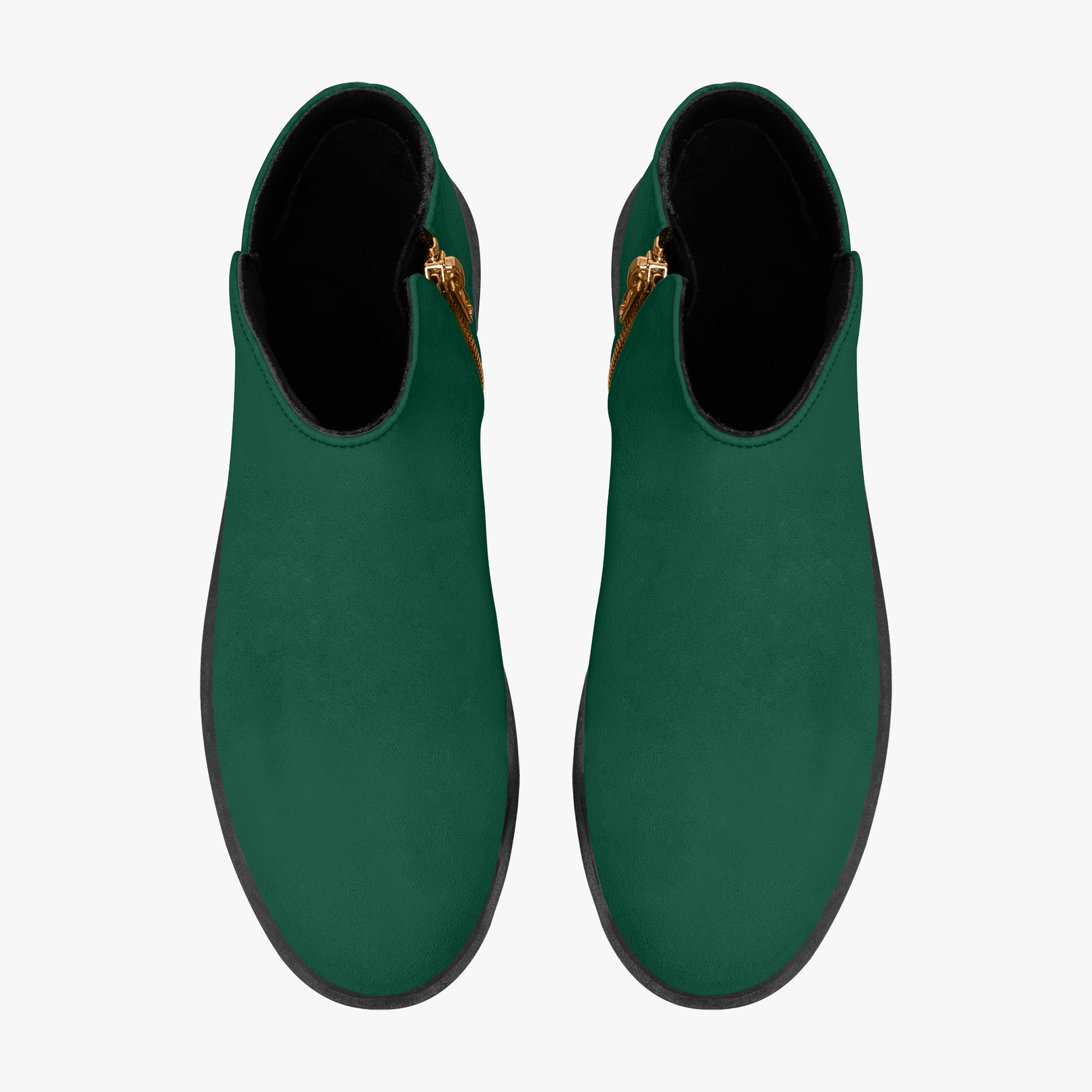 British Racing Green elegante Reißverschluss-Stiefeletten Stiefeletten JLR Design