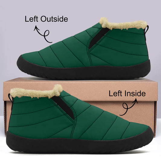 British Racing Green Faux Fur Slipper Slipper JLR Design