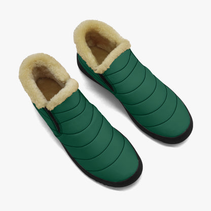 British Racing Green Faux Fur Slipper Slipper JLR Design