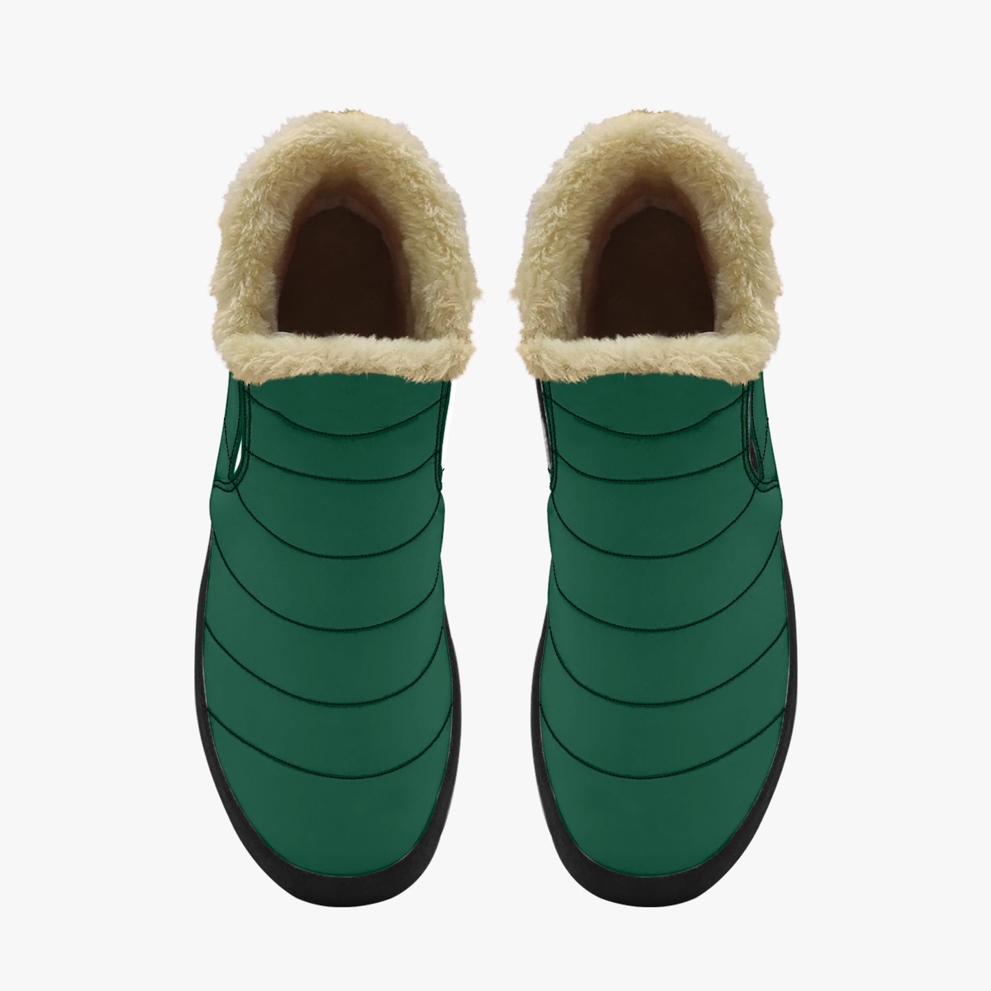 British Racing Green Faux Fur Slipper Slipper JLR Design